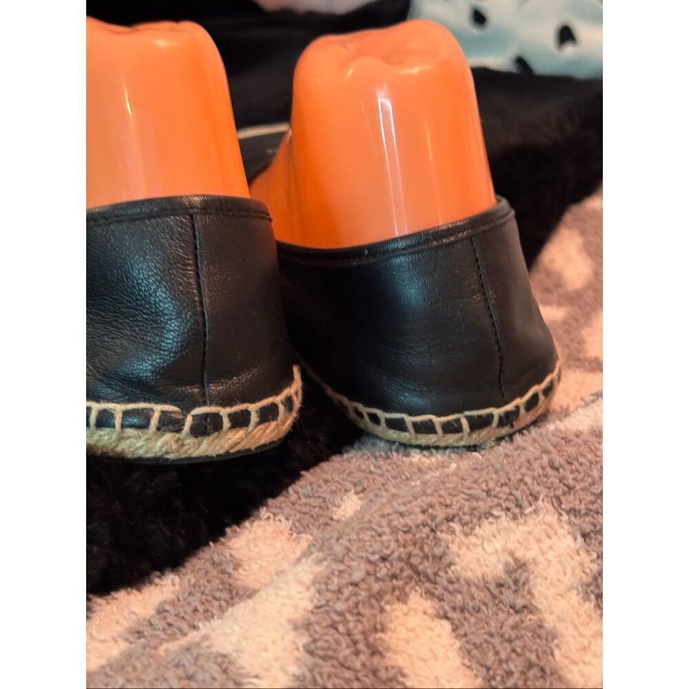 Coach rhodelle espadrille slip pull on sneakers /loafers shoes flats 8B black - Picture 7 of 11
